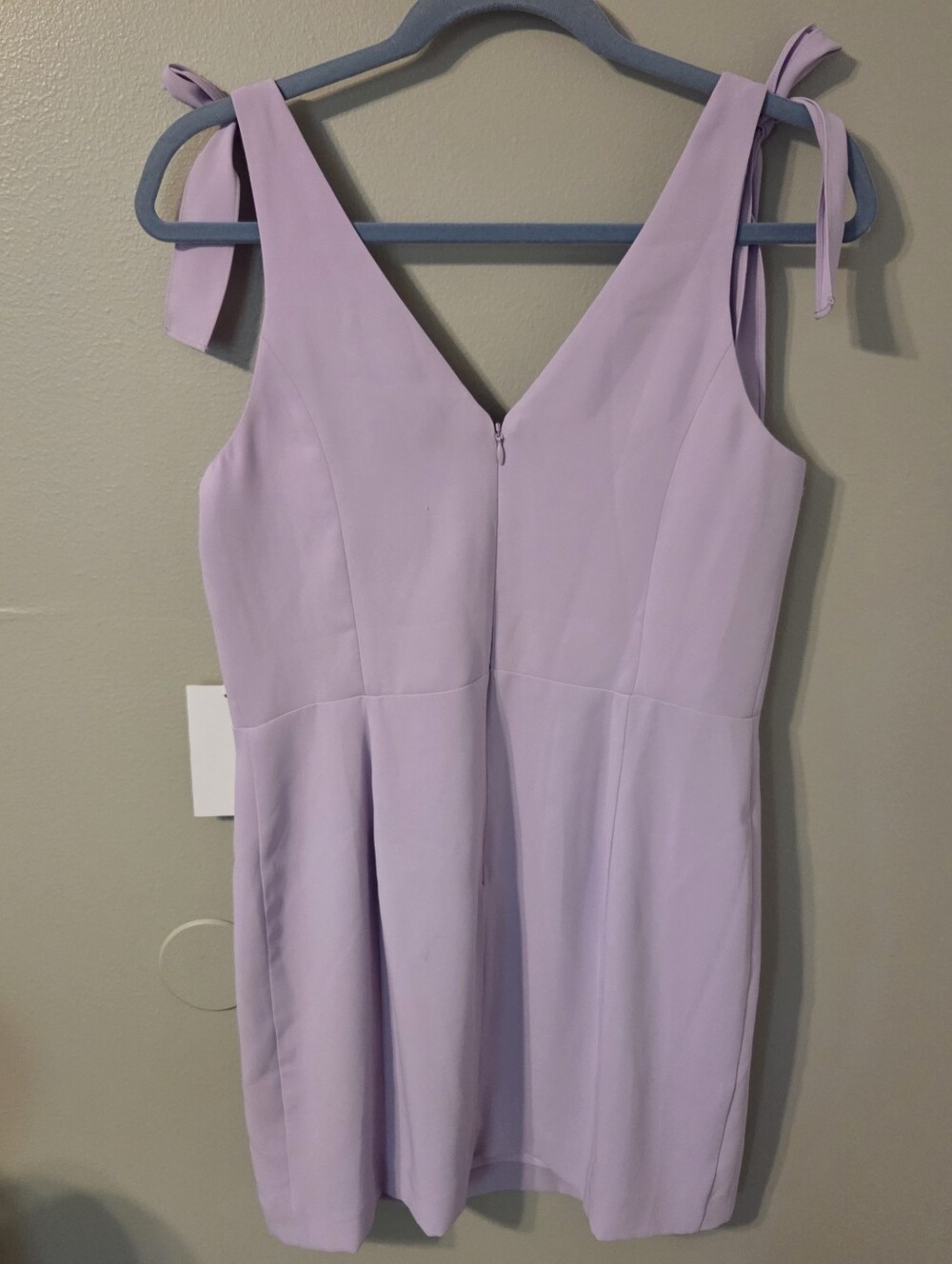 Amanda Uprichard Women's Lavender Purple Allora Mini Dress Sz L - Picture 6 of 11